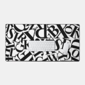 アルファベット文字 デスクマット (キーボード&マウス)