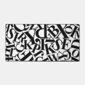 アルファベット文字 デスクマット (正面)