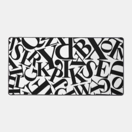 アルファベット文字 デスクマット