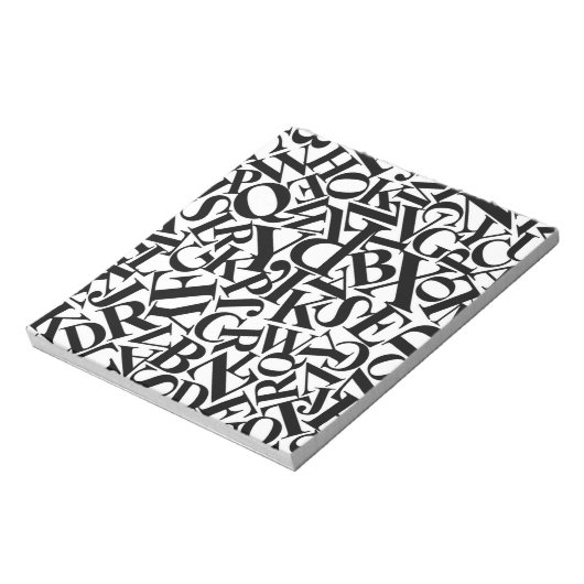 アルファベット文字 ノートパッド (回転)