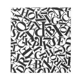 アルファベット文字 ノートパッド