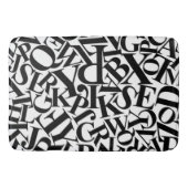 アルファベット文字 バスマット (正面)