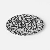 アルファベット文字 ペーパープレート (アングル)