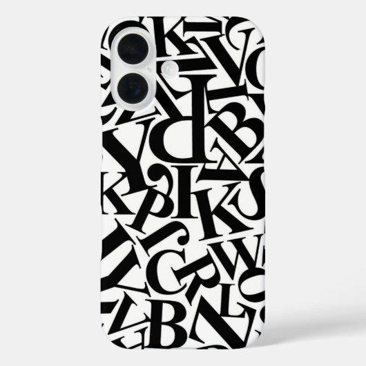 アルファベット文字 Case-Mate iPhoneケース (裏面)