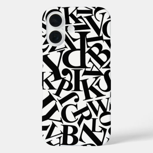 アルファベット文字 Case-Mate iPhoneケース (裏面)