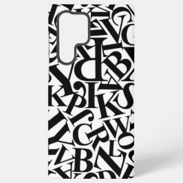 アルファベット文字 SAMSUNG GALAXY S22 ULTRAケース