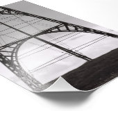 アルファベット文字A3 4x6白黒 フォトプリント (角)