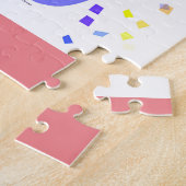 アルファベット文字B ジグソーパズル (側面)