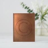 アルファベット文字C ポストカード (スタンド正面)