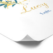 アルファベット文字L壁ポスター名と意味 ポスター (角)