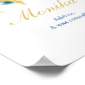 アルファベット文字M壁ポスター名と意味 ポスター (角)