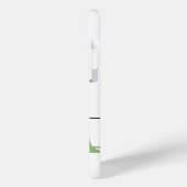 アルファベット文字M、水色ラベンダードラゴンフライ Case-Mate iPhoneケース (裏面 / 左)