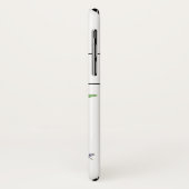 アルファベット文字Nラベンダーユーカリプタスドラゴンフライ Case-Mate iPhoneケース (裏面/左)