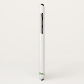 アルファベット文字R水色ラベンダーユーカリ Case-Mate iPhoneケース (裏面/左)