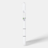 アルファベット文字U、水色ラベンダードラゴンフライ Case-Mate iPhoneケース (裏面 / 左)