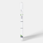 アルファベット文字X、水色ラベンダートンフライ Case-Mate iPhoneケース (裏面 / 左)