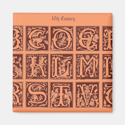 アルファベット磁石 マグネット (正面)