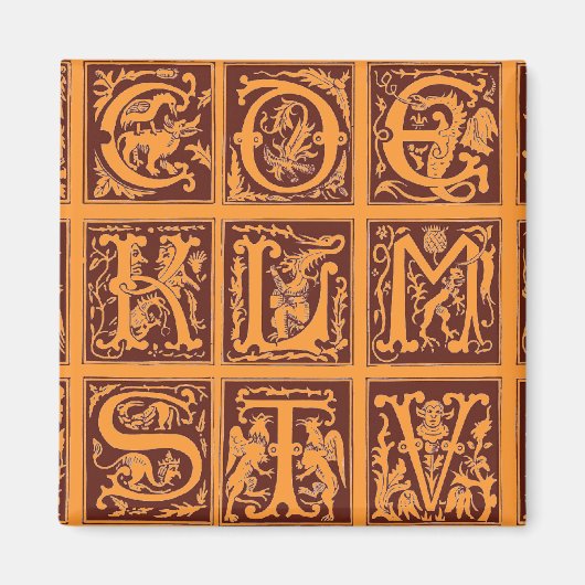 アルファベット磁石 マグネット (正面)