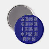 アルファベット磁石 マグネット (正面/裏面)