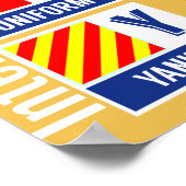 アルファベット航海の ポスター (角)