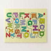 アルファベット迷路パズル鉄道 ジグソーパズル (横)