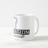 アルファベット都市 コーヒーマグカップ (正面右)