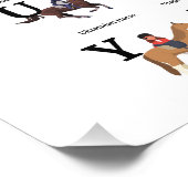 アルファベット順の馬の品種 フォトプリント (角)