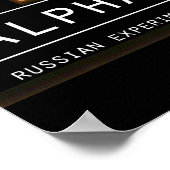 アルファベット順I ポスター (角)