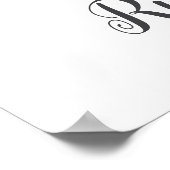 アルファベットＲモノグラム　グリーン　ベビー・チャイルド部屋　ネーム　ウォールプリント ポスター (角)