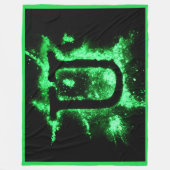 アルファベット（アルファベット） フリースブランケット (正面)