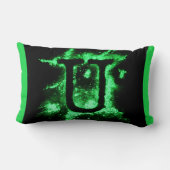 アルファベット(アルファベット) ランバークッション (裏面)