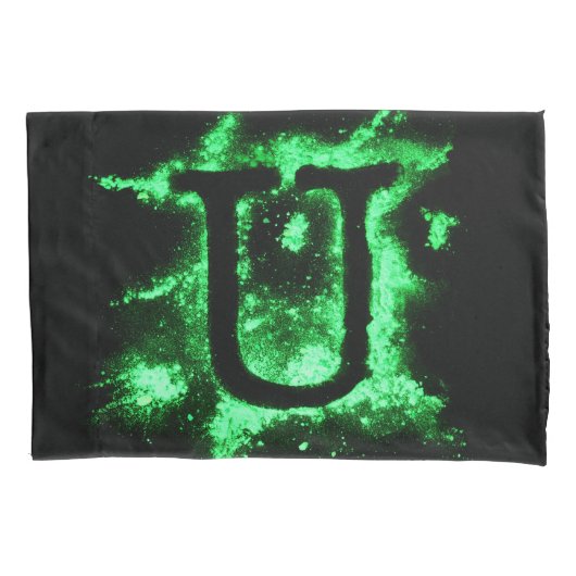 アルファベット(アルファベット) 枕カバー (正面)