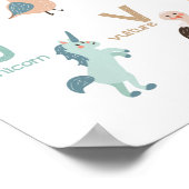 アルファベット ウォールアート アルファベットの動物 子供部屋 (角)