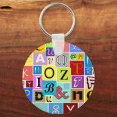 アルファベット キーホルダー (正面)