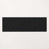 アルファベット　グレー　ブラック ヨガマット (裏面(横))