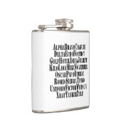 アルファベット/コードワード フラスク (右)