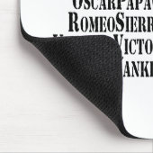 アルファベット/コードワード マウスパッド (コーナー)