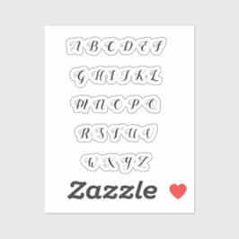 アルファベット シール