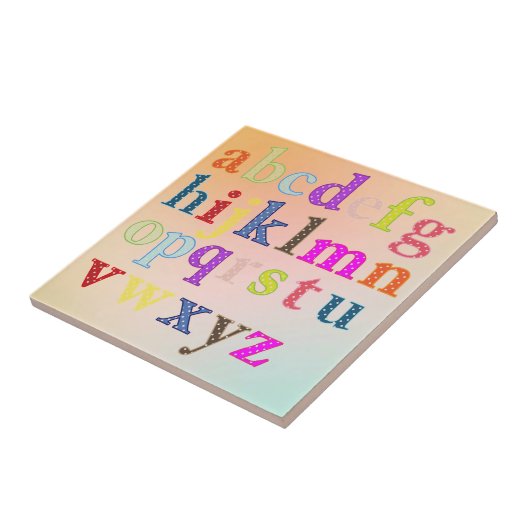 アルファベット タイル (側面)