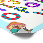 アルファベット ピンク ポスター (角)