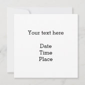 アルファベット フレーム 招待状 (裏面)