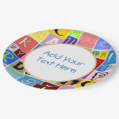 アルファベット ペーパープレート (アングル)