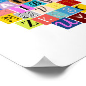 アルファベット ポスター (角)