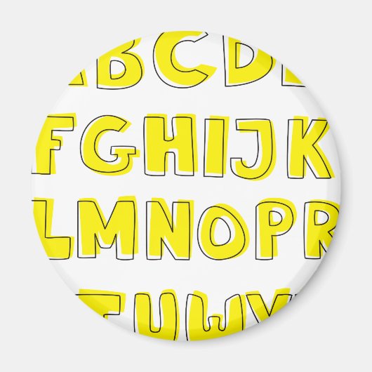 アルファベット マグネット (正面)