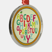 アルファベット メタルオーナメント (右)
