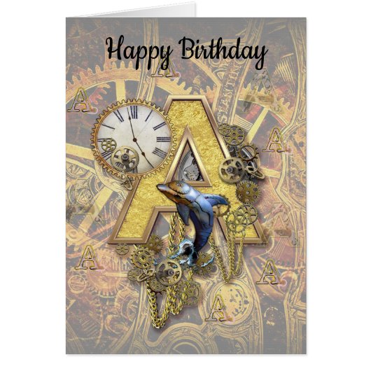 アルファベット、モノグラムA (正面)