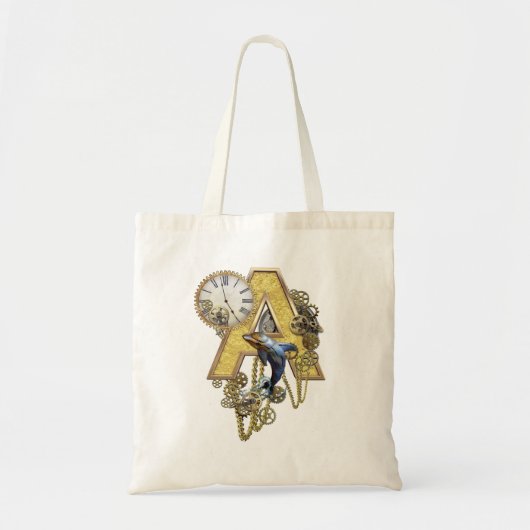 アルファベット、モノグラムA トートバッグ (正面)