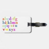 アルファベット ラゲッジタグ (裏面横)