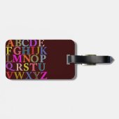 アルファベット ラゲッジタグ (裏面横)