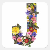 アルファベット 文字 花